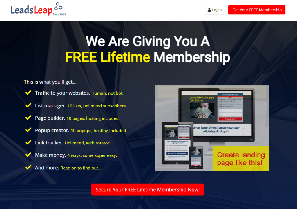 LeadsLeap: The Best Free Leads Generating System